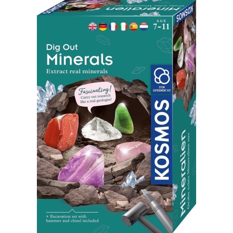 Kosmos Experimenteerset Dig Out Minerals 10-delig
