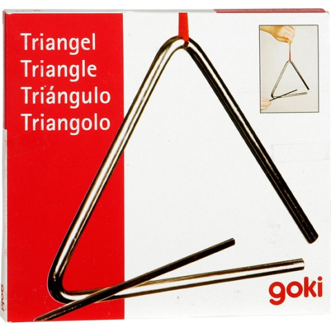 Goki Triangel - Speelgoedinstrument - Metaal - 16 cm