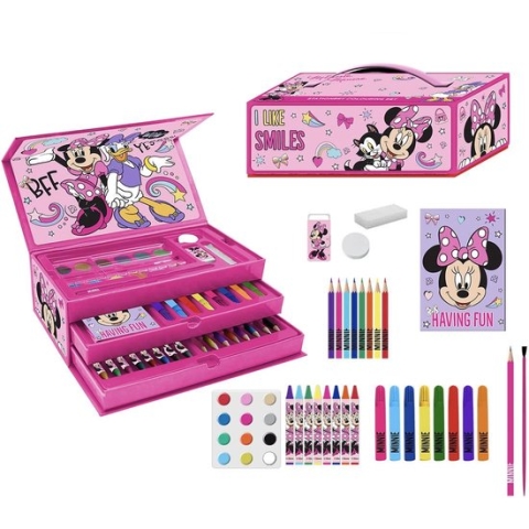 Disney Minnie Mouse Tekenen Tekendoos Tekenset - 44 pieces