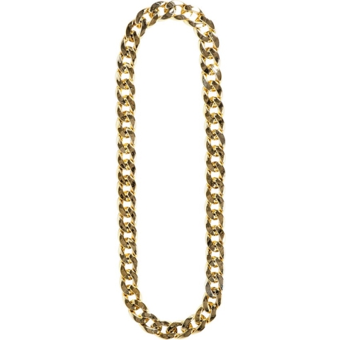Boland - Ketting Pimp Goud - Volwassenen - Vrouwen - Pooier - Pimps and Ho's