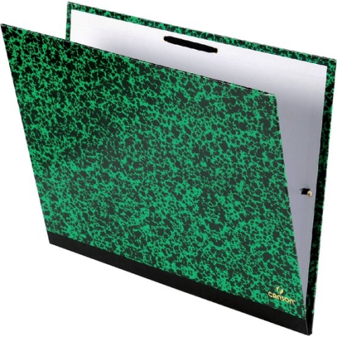Tekenmap Canson studio 61x81cm 2 elastieken groen