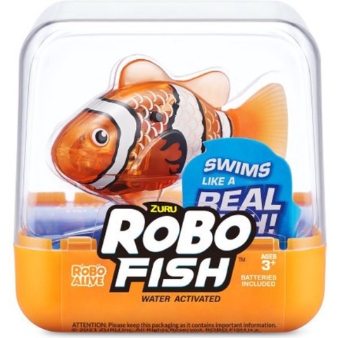 Zuru - RoBo Alive - Robot Huisdier - Fish Vis - Oranje