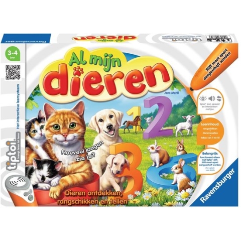 tiptoi® spel Al Mijn Dieren - Ravensburger - Leersysteem