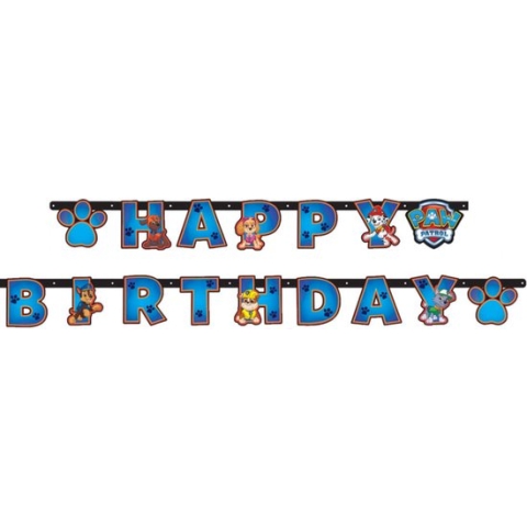 PAW Patrol - Letter Slinger - 180 x 13,7cm - Blauw