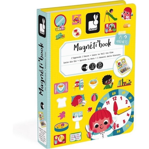 Janod Magnetibook Klok Kijken - Magneetboek