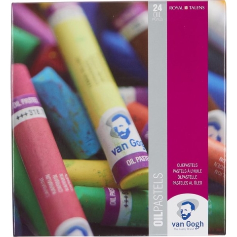 Van Gogh oliepastel set 24 kleuren pastelkrijt