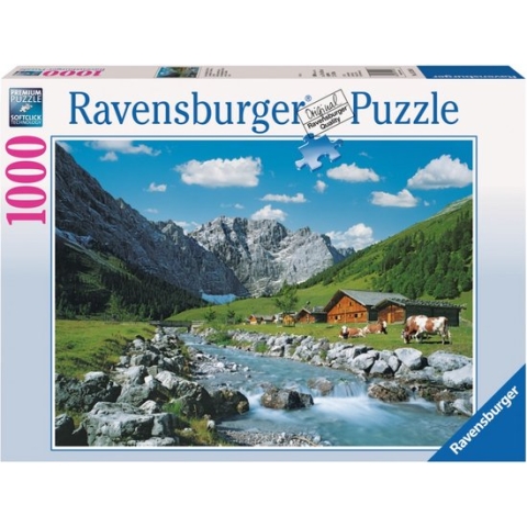 Ravensburger puzzel Karwendelgebergte, Oostenrijk - Legpuzzel - 1000 stukjes