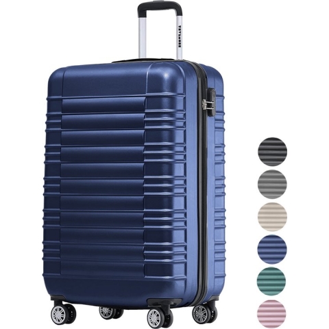 TRVLMORE Koffer - Handbagage - 54x36x20cm - 38L - Donkerblauw