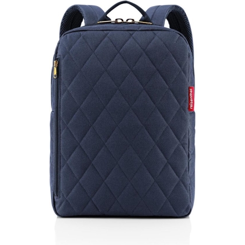Reisenthel Classic Backpack Rugzak - 13L - Rhombus Midnight Gold Blauw
