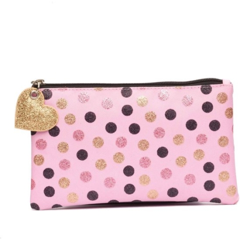 Zebra Trends Etui - Pencilcase Wild dots Pink - Toilettas