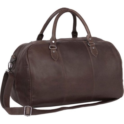 Chesterfield Leren Reistas / Weekendtas Liam - 35 liter - Bruin