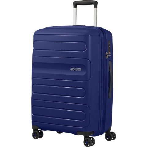 American Tourister Reiskoffer - Sunside Spinner 68/25 Uitbreidbaar (Medium) Dark Navy