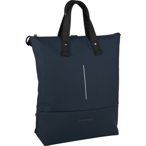 New Rebels ® Matteo Trenton - Rugzak- Shopper - Waterafstotend - Navy