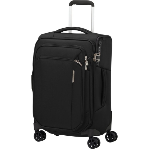Samsonite Reiskoffer Met Laptopvak - Respark Spin. 55/20 Length 35 Exp (Handbagage) Ozone Black