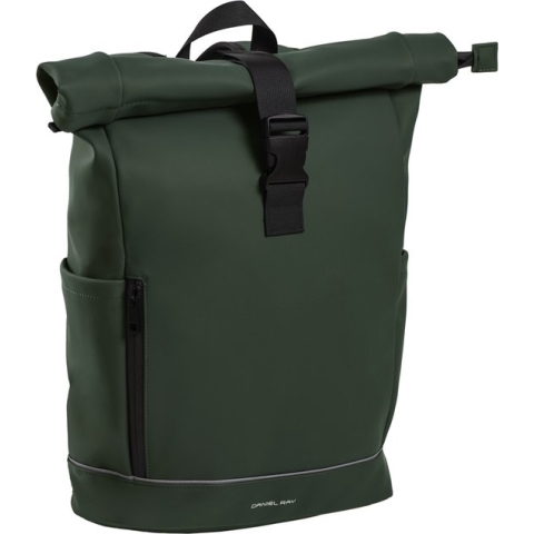 Daniel Ray Highlands Rolltop Laptop Rugzak Waterproof - 15,6 inch - Donkergroen