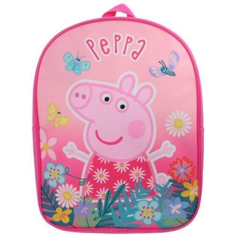Peppa Pig Rugzak School Tas Bloemetjes 2-5 Jaar