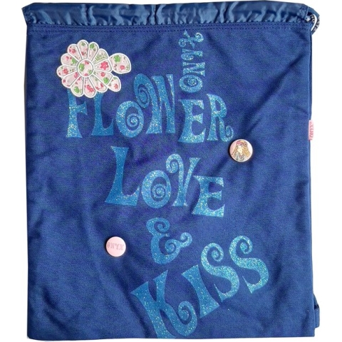 Koordrugzak Blauw Onyx Flower Love