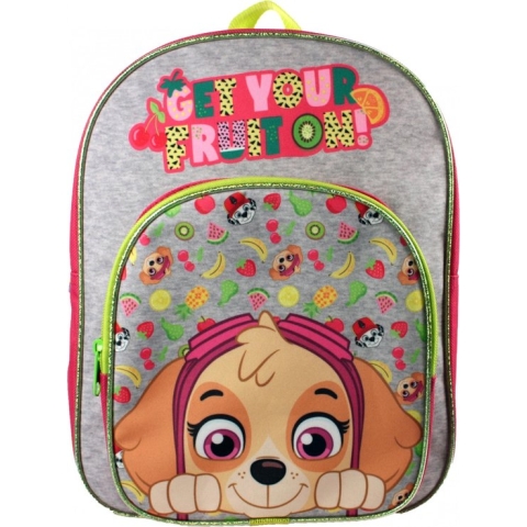 Nickelodeon Rugzak Paw Patrol Fruit Meisjes 6 Liter Grijs/roze