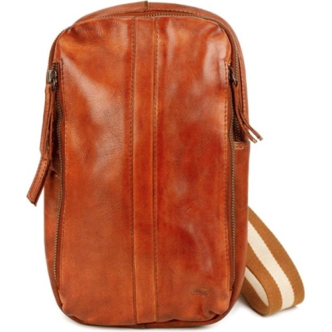 Bear Design Joell Leren Slingbag / Rugzak - Cognac