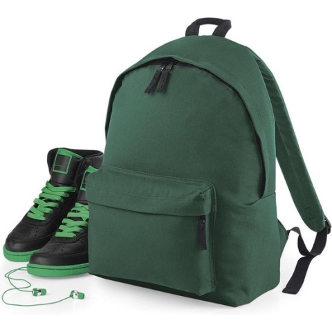 Junior Fashion Backpack/Rugzak BagBase - 12 Liter Bottle Green