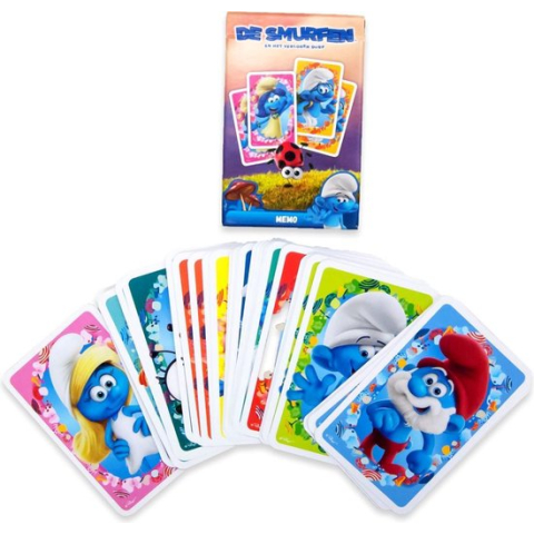 De smurfen - Memo Kaartspel - 6x9cm - voor kinderen.