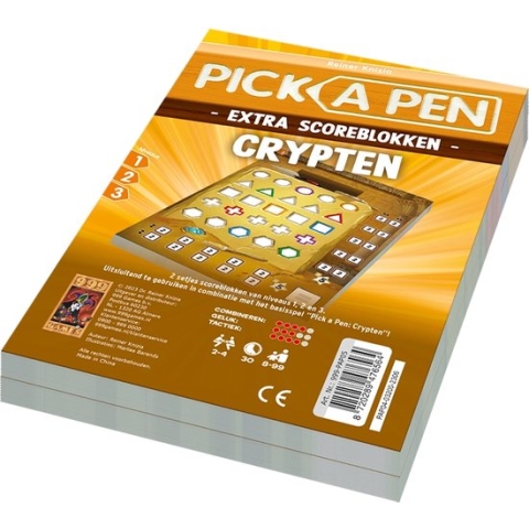 Pick a Pen Crypten Scoreblokken