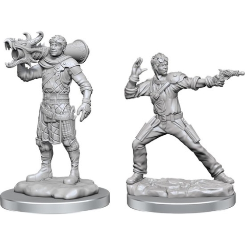 D&D Nolzur's Marvelous Miniatures Human Artificer & Apprentice