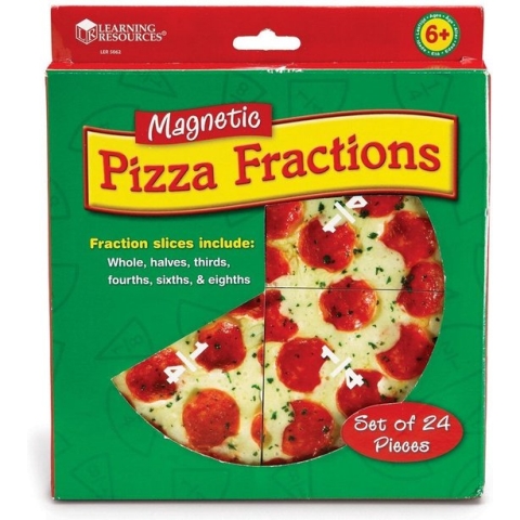 Pizza Fractions Magnetic Breuken inzich thuisonderwijs leermiddel