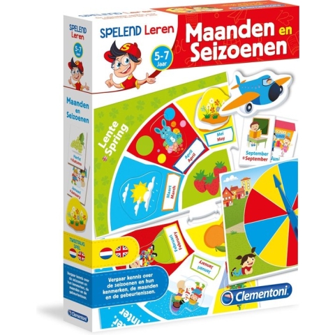 Clementoni - leer de Maanden en Seizoenen - Educatief spel