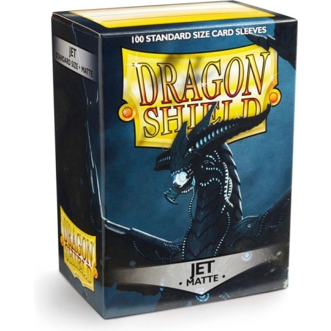 Dragon Sleeves Matte - 100 stuks - Jet Zwart