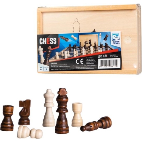 Clown Games Schaakstukken Hout