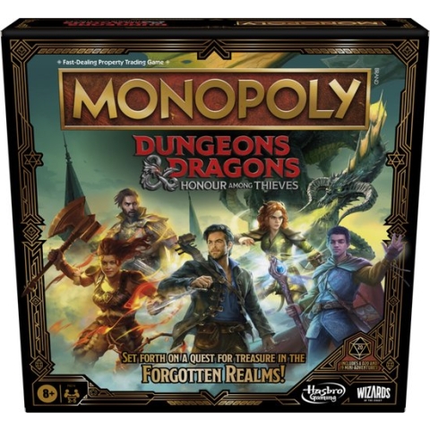 Dungeons & Dragons: Honor Among Thieves Monopoly - bordspel - Engelstalige uitgave