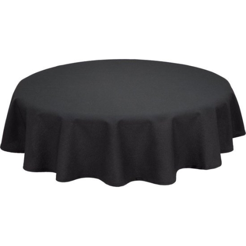 Treb Horecalinnen Tafelkleed Rond Black 132cm Ø - Treb SP