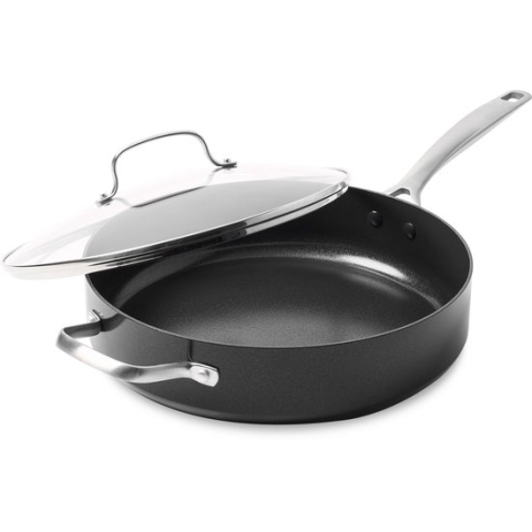 GreenPan Copenhagen stoofpan met deksel en extra handvat 28cm/4.3L