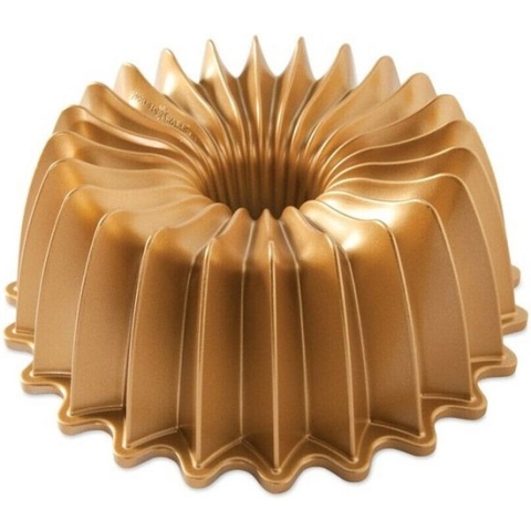 Tulband Bakvorm "Brilliance Bundt pan" - Nordic Ware | Premier Gold
