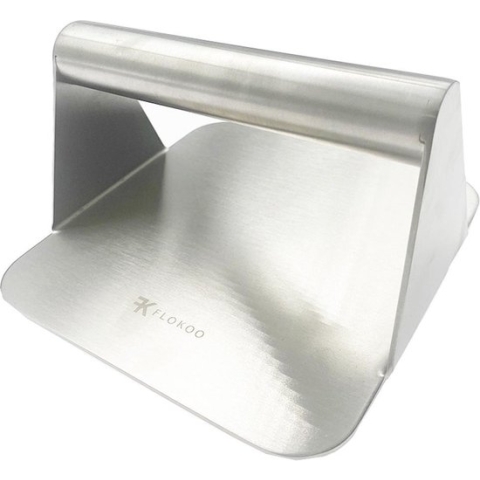 Smash Burger Press - Hamburgerpers - RVS - Handmatige Hamburger perser - Handheld Hamburger press - Burger Press - 14x14 cm
