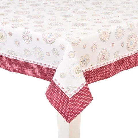 Katoenen 150 x 150 Tafelkleed rood - HAH15