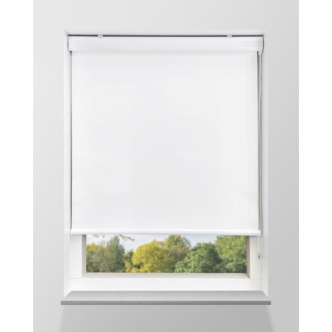 Rolgordijn Cassette Verduisterend Full Colour Wit - 190x175cm