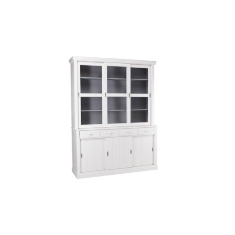WOOOD Lagos Winkelkast - Grenen - Wit - 214x166x48