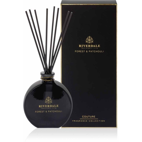 Riverdale - Boutique Geurstokjes Forest & Patchouli - 90ml Zwart