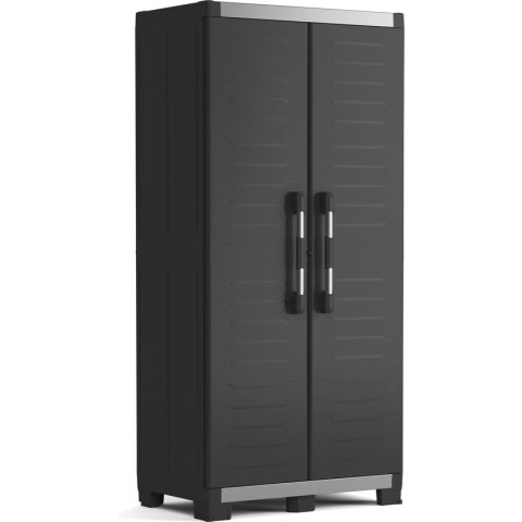 Keter XL Garage Hoge Kast - 3 Planken - 89x54x188 cm - Zwart