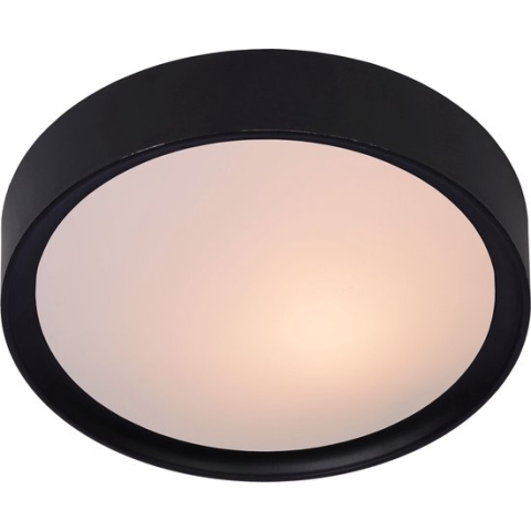 Lucide LEX Plafonnière - Ø 25 cm - 1xE27 - Zwart