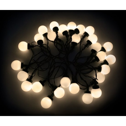 LED kerstverlichting - Warm witte bolletjes - 30 stuks - 9 meter - Koppelbaar