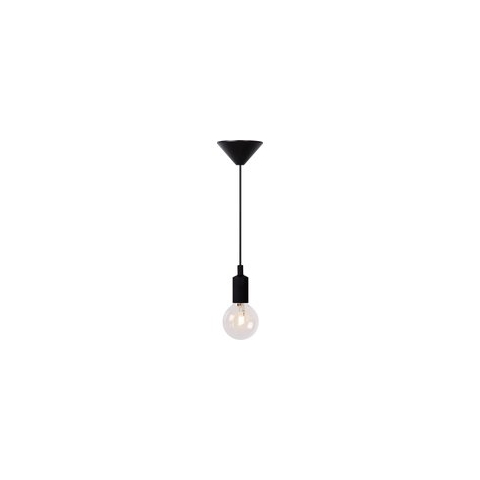 Lucide FIX Hanglamp - Ø 10 cm - 1xE27 - Zwart