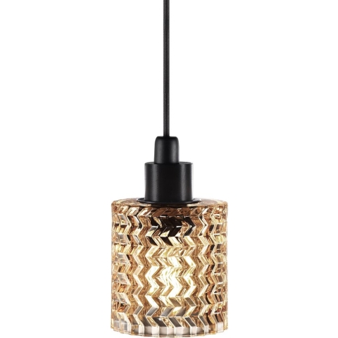 Nordlux - Hanglamp Hollywood Ø 11 cm - Amber/Zwart
