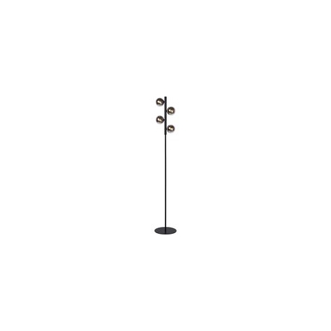 Lucide TYCHO Vloerlamp - 4xG9 - Zwart