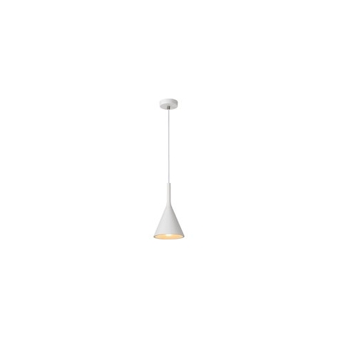 Lucide GIPSY Hanglamp - Ø 16,5 cm - 1xE27 - Wit