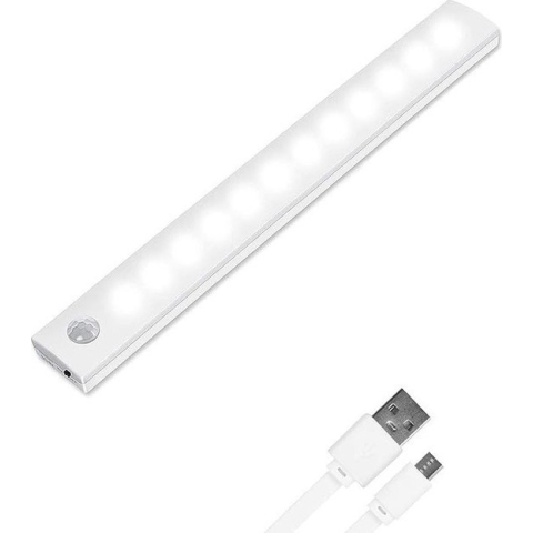 LED onderkast verlichting - USB oplaadbaar - PIR sensor - 20cm