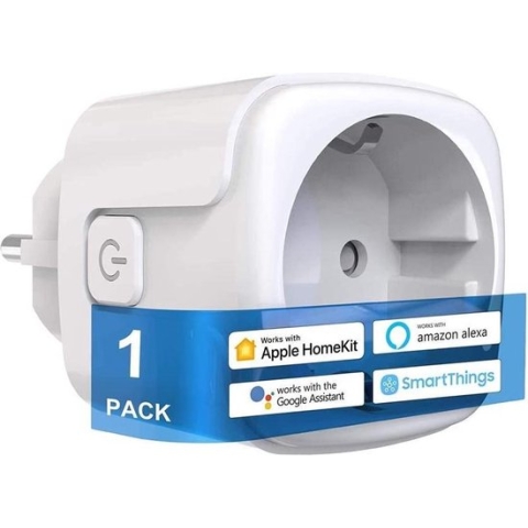 BELIFE Geschikt voor Apple Homekit Smart Plug - Werkt alleen met Apple Homekit- Wall Plug - Slimme Stekker Apple Homekit