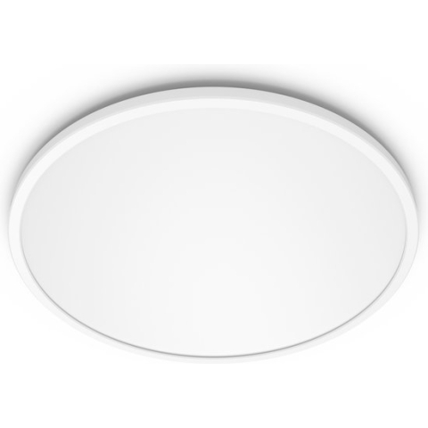 Philips SuperSlim badkamer plafondlamp - wit - rond - 18 W